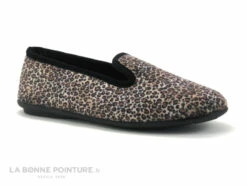 RYB 700 LINCE - Leopard Beige Marron - Chausson Femme