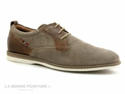 Point D Orgues - ADECOLO Beige - Derby Homme Velours Beige