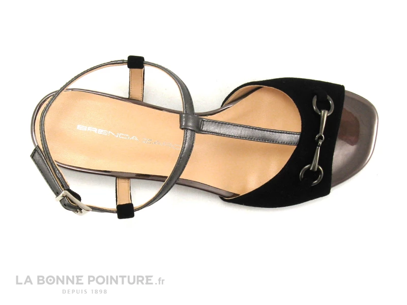 Brenda Zaro F3257 ZOE Noir Anthracite - Nu-pieds Bride Salome 8 Brenda Zaro F3257 ZOE Noir Anthracite - Nu-pieds Bride Salome – Image 6