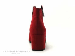 Marco Tozzi 2-25015-25 Red - Bottine Velours Rouge - Talon Large -LA BONNE POINTURE Soldes cd24607c73b9e66c561f35ea11d5d5ef img 5284.jpg 153837