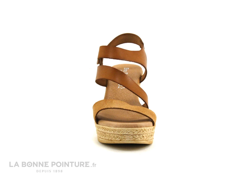 Eva Frutos 8735 - Marron - Nu-pieds Talon 4 Eva Frutos 8735 - Marron - Nu-pieds Talon – Image 2