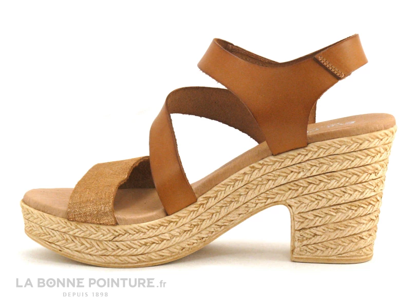 Eva Frutos 8735 - Marron - Nu-pieds Talon 5 Eva Frutos 8735 - Marron - Nu-pieds Talon – Image 3