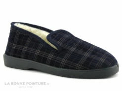 Lollans 001 8124 Marine - Velours Cotele - Charentaise Homme