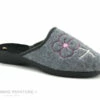 Lollans FJBG015 - Gris - 2 Fleurs Brodees Roses - Pantoufle Mule Femme -LA BONNE POINTURE Soldes cd24607c73b9e66c561f35ea11d5d5ef img 5494.jpg 178327