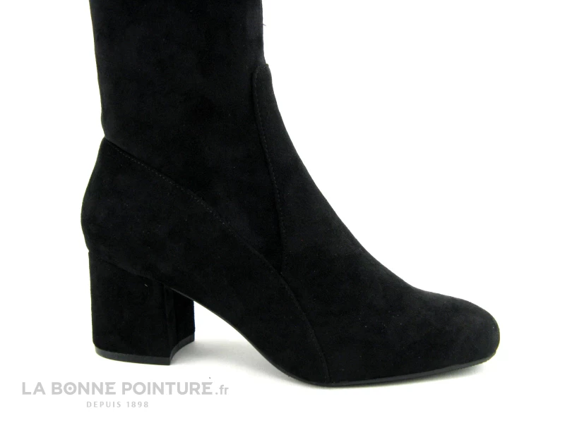 The Divine Factory QL4554 Stretch Noir - Botte Cuissarde Talon Carre 5 The Divine Factory QL4554 Stretch Noir - Botte Cuissarde Talon Carre – Image 3