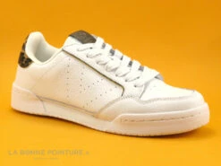 Victoria 130104 CRONO Blanc - Camel Animal - Basket Femme