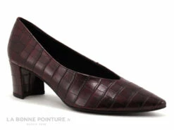 Marco Tozzi 2-22430-35 Bordeaux Croco - Escarpin Pointu