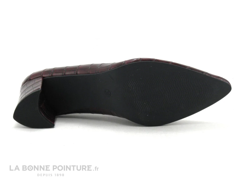 Marco Tozzi 2-22430-35 Bordeaux Croco - Escarpin Pointu 9 Marco Tozzi 2-22430-35 Bordeaux Croco - Escarpin Pointu – Image 7