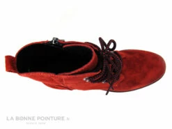 Marco Tozzi 2-25202-25 Red - Bottine Rouge Talon Large -LA BONNE POINTURE Soldes cd24607c73b9e66c561f35ea11d5d5ef img 5582.jpg 154228