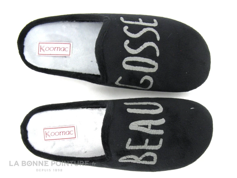 Koomac MAMORE Noir - Beau Gosse - Pantoufle Mule Homme 6 Koomac MAMORE Noir - Beau Gosse - Pantoufle Mule Homme – Image 4