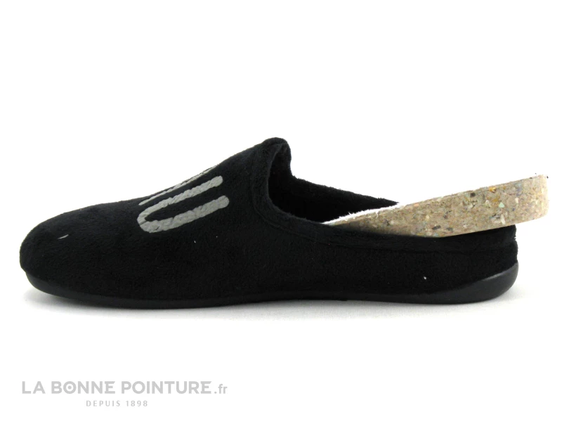 Koomac MAMORE Noir - Beau Gosse - Pantoufle Mule Homme 5 Koomac MAMORE Noir - Beau Gosse - Pantoufle Mule Homme – Image 3