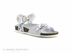 Biomodex 1846 Glitter Argent - Sandale Fille