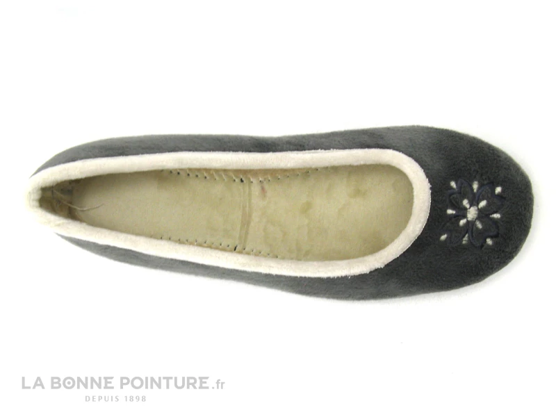 RYB 600 DW229 - Gris - Chausson Ballerine Femme 4 RYB 600 DW229 - Gris - Chausson Ballerine Femme – Image 2