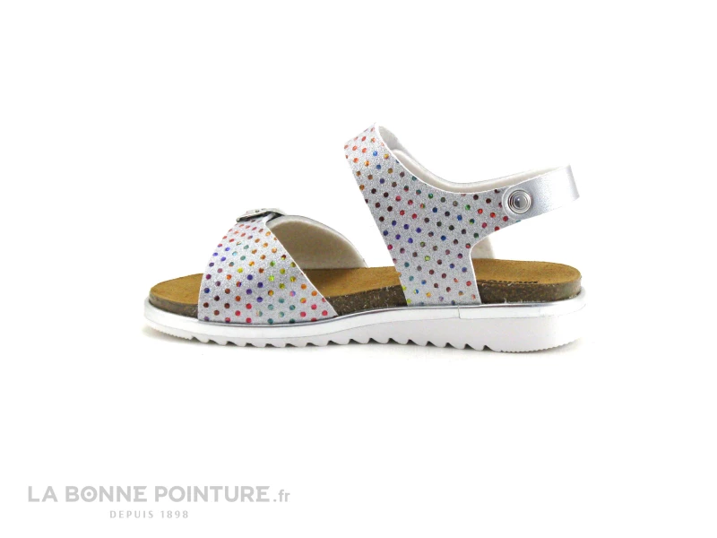 Biomodex 4345 Metal Glow Argent - Pois - Sandale Fille 4 Biomodex 4345 Metal Glow Argent - Pois - Sandale Fille – Image 2