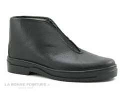 Moran's TORRO Boots Cuir Noir Fermeture éclair