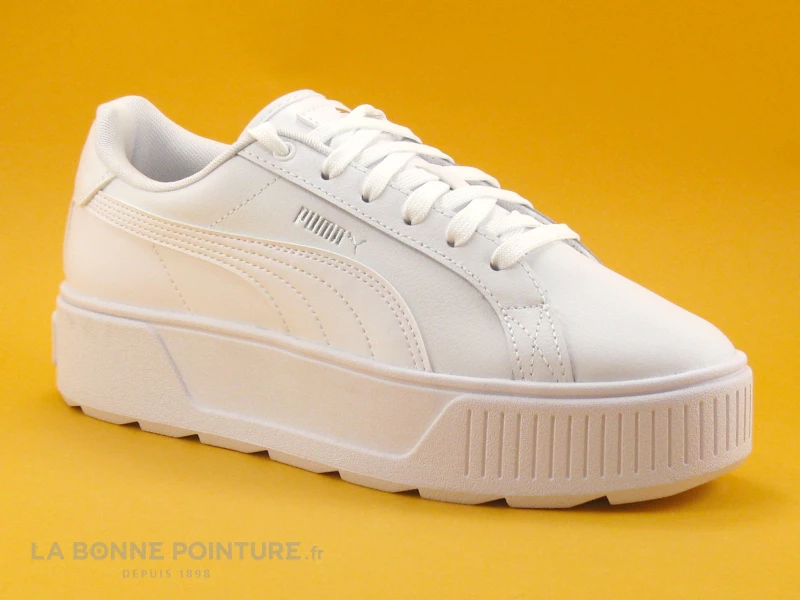 Puma KARMEN White - 384615B01 - Sneakers Blanches 7 Puma KARMEN White - 384615B01 - Sneakers Blanches – Image 5