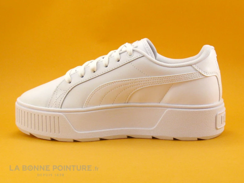 Puma KARMEN White - 384615B01 - Sneakers Blanches 5 Puma KARMEN White - 384615B01 - Sneakers Blanches – Image 3