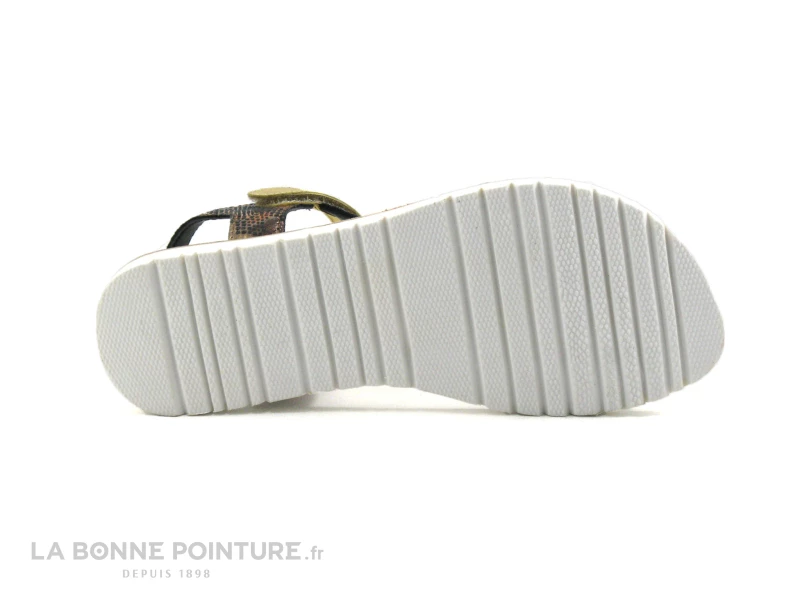 Kickers BRASKA Noir Or Reptile - Sandale Fille Bride Salome 9 Kickers BRASKA Noir Or Reptile - Sandale Fille Bride Salome – Image 7