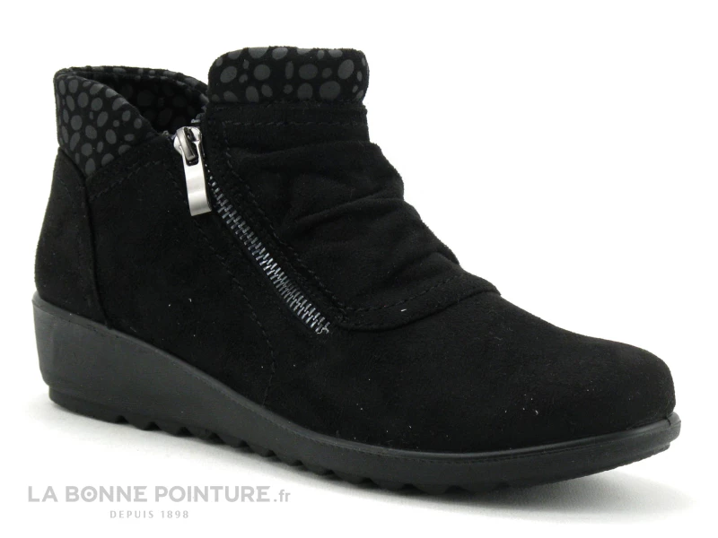 Sweet R 548-04-014-0 - Noir - Pois Gris - Bottine Femme 3 Sweet R 548-04-014-0 - Noir - Pois Gris - Bottine Femme