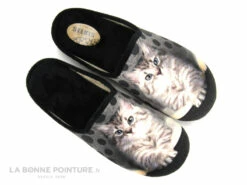 Selkis 22357 Gris - Chat - Pantoufle Mule Femme -LA BONNE POINTURE Soldes cd24607c73b9e66c561f35ea11d5d5ef img 5800.jpg 178691
