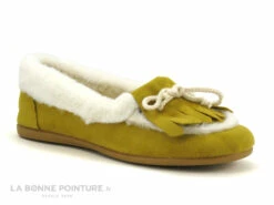 CM Confort 10343 - Yema 284 - Chausson Mocassin Femme Jaune