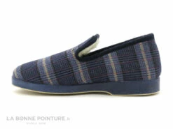 Ouf SOUFFLE Marine Carreaux - Charentaise Homme Fourree -LA BONNE POINTURE Soldes cd24607c73b9e66c561f35ea11d5d5ef img 5843.jpg 154588