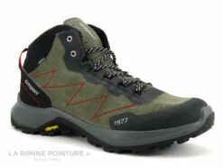 Grisport 14703V10G Kaki Noir - Chaussure Montante Randonnee Homme