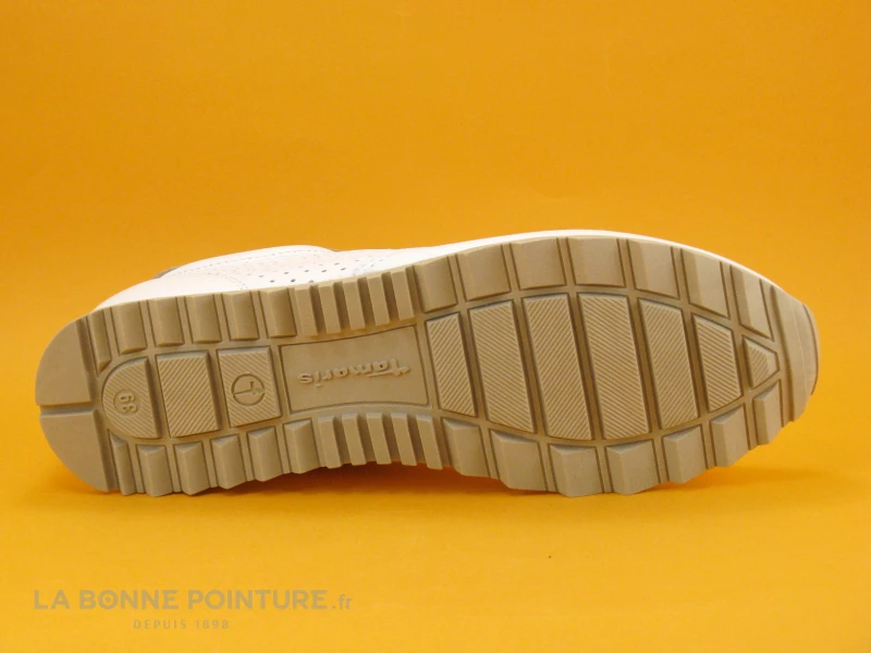 Tamaris 1-23614-20 - White Natur - Basket Femme Blanche Et Beige 9 Tamaris 1-23614-20 - White Natur - Basket Femme Blanche Et Beige – Image 7
