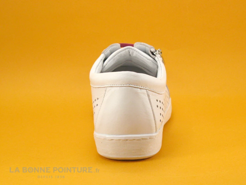 Andrea Conti 0065900 181 - Basket Blanche - Elastiques Multicolores 6 Andrea Conti 0065900 181 - Basket Blanche - Elastiques Multicolores – Image 4