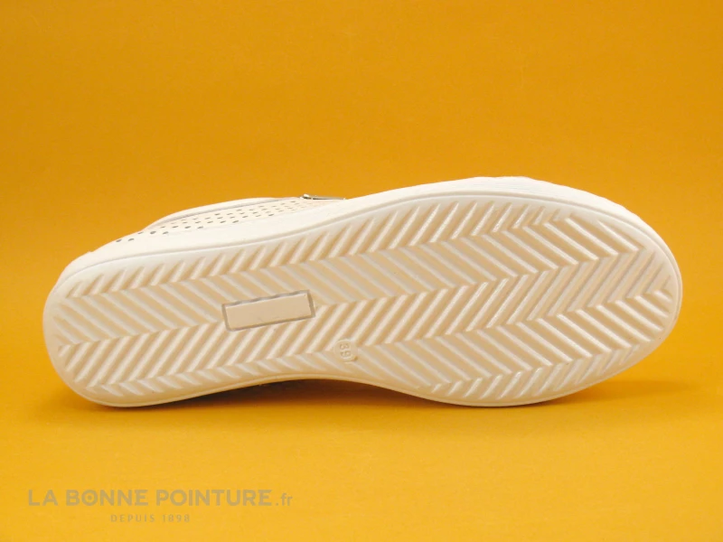 Andrea Conti 0065900 181 - Basket Blanche - Elastiques Multicolores 9 Andrea Conti 0065900 181 - Basket Blanche - Elastiques Multicolores – Image 7