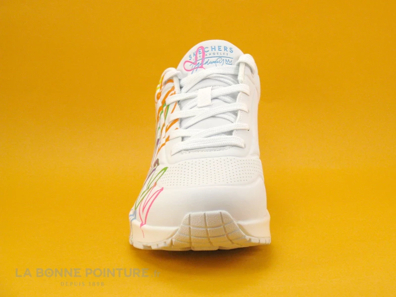 Skechers 177981 UNO Highlight Love-J-Goldcrown-Blanc-Coeurs Multi-Basket 4 Skechers 177981 UNO Highlight Love-J-Goldcrown-Blanc-Coeurs Multi-Basket – Image 2