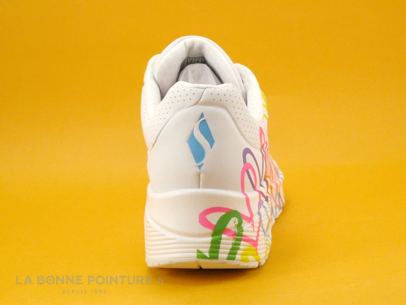 Skechers 177981 UNO Highlight Love-J-Goldcrown-Blanc-Coeurs Multi-Basket 5 Skechers 177981 UNO Highlight Love-J-Goldcrown-Blanc-Coeurs Multi-Basket – Image 3