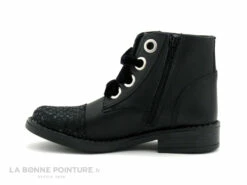 MKids MESALE MK2778D8IA - Noir - Lacet Velours - Boots Fille -LA BONNE POINTURE Soldes cd24607c73b9e66c561f35ea11d5d5ef img 6054.jpg 124476