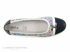 Inea INDIRA Blanc Multicolore - Ballerine Femme -LA BONNE POINTURE Soldes cd24607c73b9e66c561f35ea11d5d5ef img 6069.jpg 166824