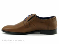 Franzini 3044B - Chaussure Habillee Homme Marron Clair - Lacet Bleu -LA BONNE POINTURE Soldes cd24607c73b9e66c561f35ea11d5d5ef img 6193.jpg 179044
