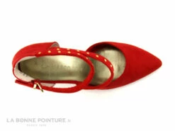 Marco Tozzi 2-24407-20 Red - Escarpin Pointu Rouge - Talon Haut - Bride Cloutee -LA BONNE POINTURE Soldes cd24607c73b9e66c561f35ea11d5d5ef img 6227.jpg 179171