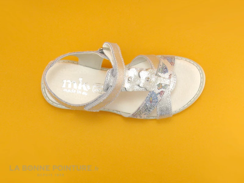 MKids MELCO Argent MK4750D9 - Nu-pieds Fille 5 MKids MELCO Argent MK4750D9 - Nu-pieds Fille – Image 3
