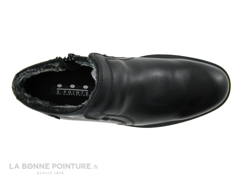 3 Points De Suspension - DIPLOMAT - Boots Homme Cuir Noir 8 3 Points De Suspension - DIPLOMAT - Boots Homme Cuir Noir – Image 6