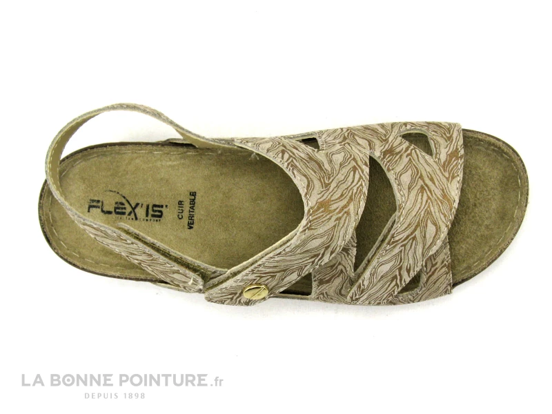 Flex Is PACY Beige - Nu-pieds Confortables Femme En Cuir Beige 8 Flex Is PACY Beige - Nu-pieds Confortables Femme En Cuir Beige – Image 6