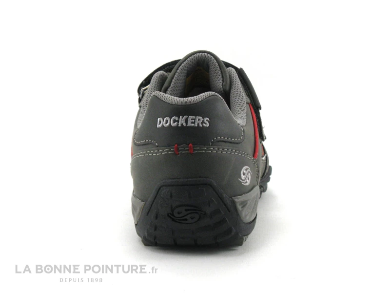 Dockers 44BN006-650120 - Basket Grise Homme - 2 Velcros 6 Dockers 44BN006-650120 - Basket Grise Homme - 2 Velcros – Image 4