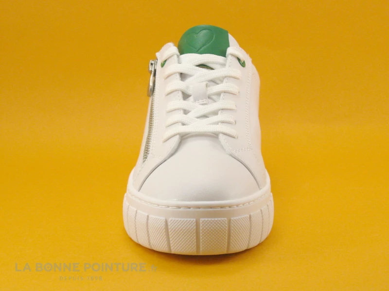 Marco Tozzi 2-23764-20 - White Green - Basket Blanche Et Verte Femme 4 Marco Tozzi 2-23764-20 - White Green - Basket Blanche Et Verte Femme – Image 2