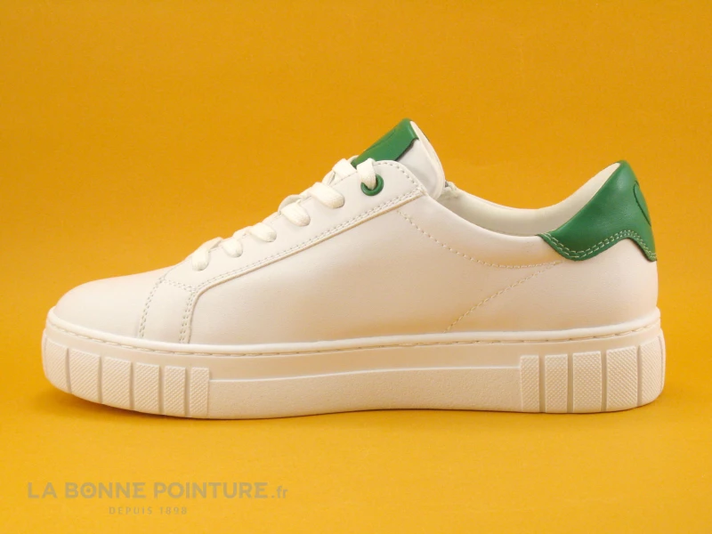 Marco Tozzi 2-23764-20 - White Green - Basket Blanche Et Verte Femme 5 Marco Tozzi 2-23764-20 - White Green - Basket Blanche Et Verte Femme – Image 3