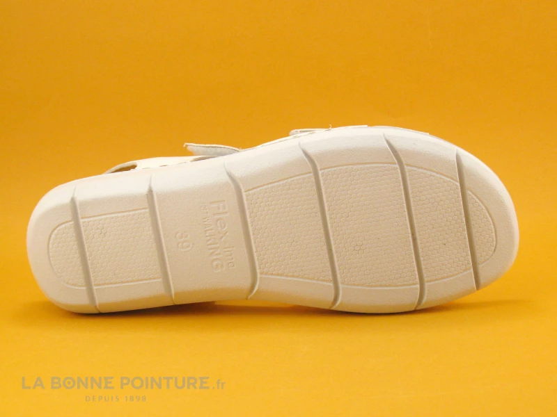 Morans MEFFET Blanc Argent - Nu-pieds Femme Avec Brides A Scratch 6 Morans MEFFET Blanc Argent - Nu-pieds Femme Avec Brides A Scratch – Image 4