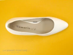 Tamaris 1-22411-20 White - Escarpin Blanc A Talon Haut -LA BONNE POINTURE Soldes cd24607c73b9e66c561f35ea11d5d5ef img 6433.jpg 180860