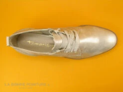 Tamaris 1-23204-20 Light Gold - Derby Femme Metallise -LA BONNE POINTURE Soldes cd24607c73b9e66c561f35ea11d5d5ef img 6457.jpg 181700