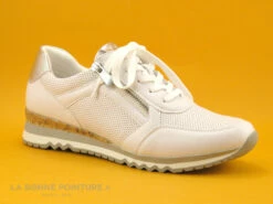 Marco Tozzi 2-23782-20 Blanc Et Argent - Sneaker Mode Femme