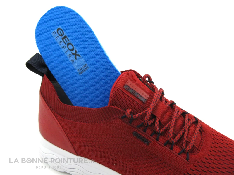 Geox SPHERICA U15BYA Red - Basket Ville Homme Rouge 6 Geox SPHERICA U15BYA Red - Basket Ville Homme Rouge – Image 4
