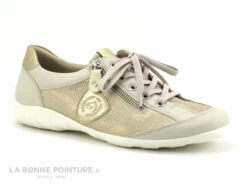 Remonte R3415-60 - Beige Et Or - Chaussure Basse Femme -LA BONNE POINTURE Soldes cd24607c73b9e66c561f35ea11d5d5ef img 6502.jpg 179393