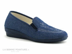 Zels 3147 Marino - Chausson Femme Bleu Jean