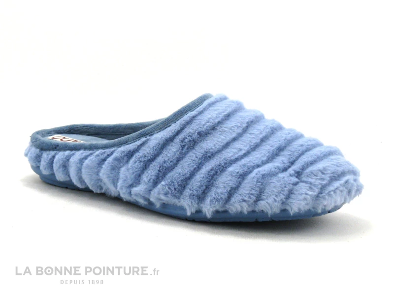 Ouf Tempo TELNET Ciel - Pantoufle Peluche Bleue - Femme 3 Ouf Tempo TELNET Ciel - Pantoufle Peluche Bleue - Femme